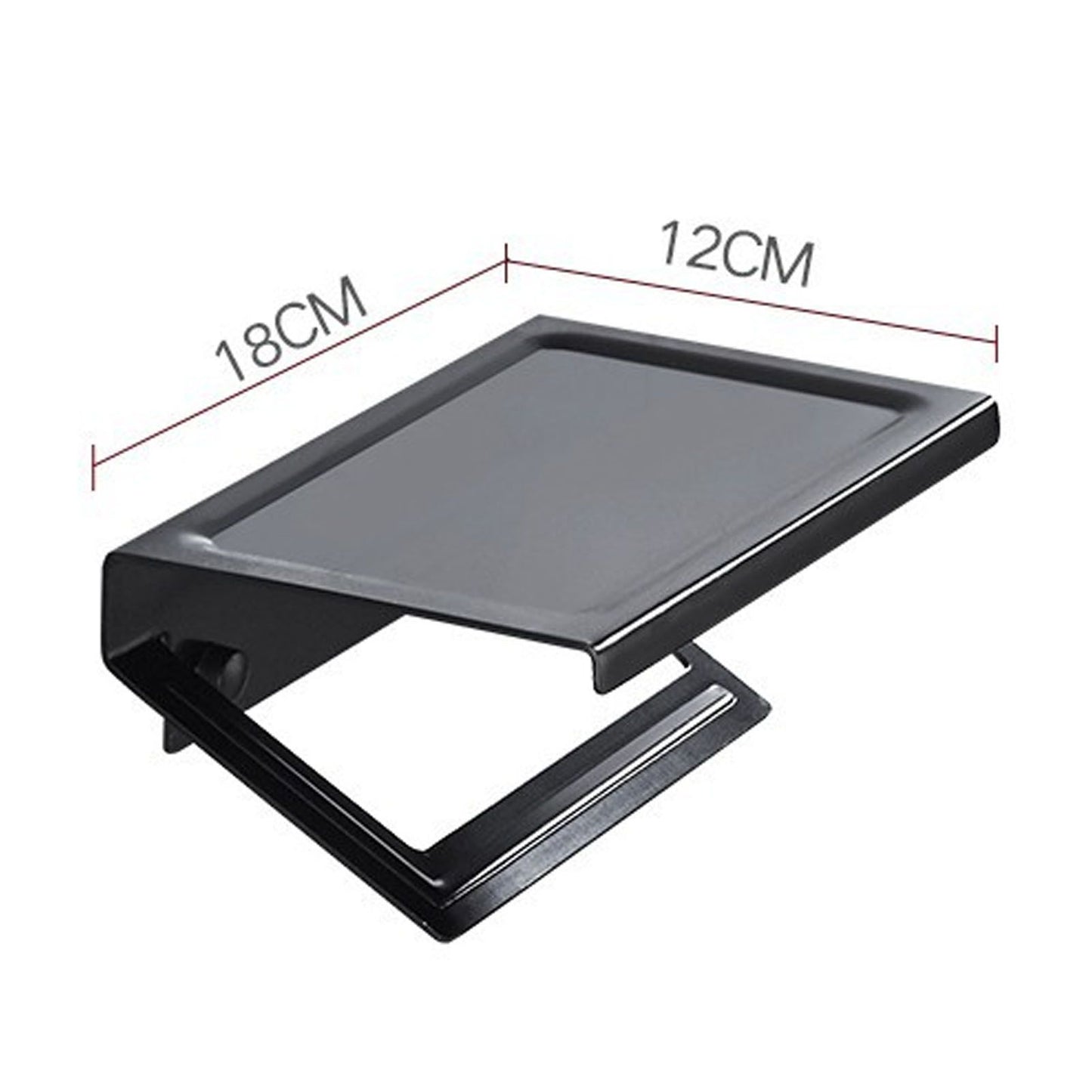 Wall Mounted Tissue Holder Toilet Tissue Bracket Bathroom Paper Roll Hanger with Phone Shelf Black V1294-YM0512-3112220081111