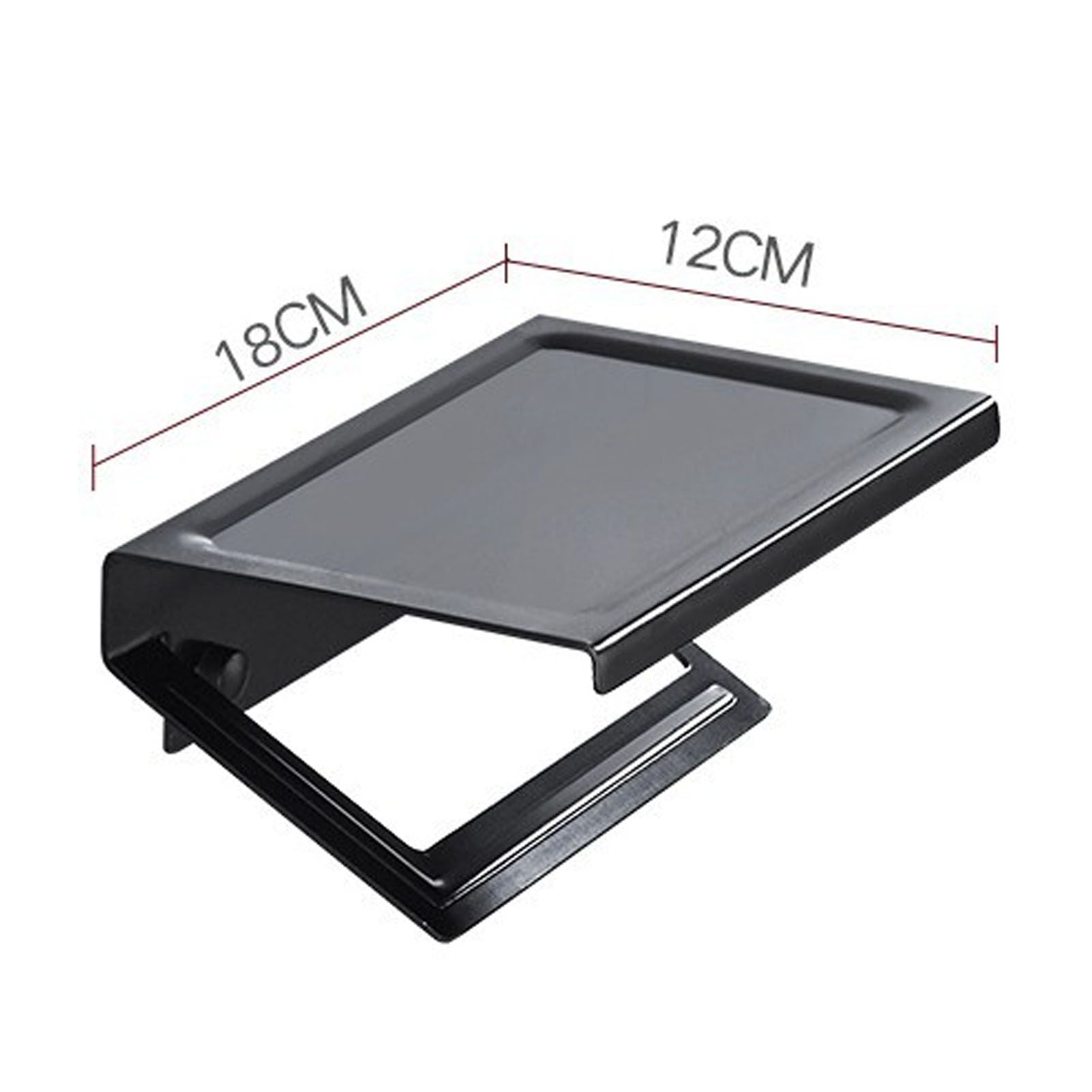 Wall Mounted Tissue Holder Toilet Tissue Bracket Bathroom Paper Roll Hanger with Phone Shelf Black V1294-YM0512-3112220081111