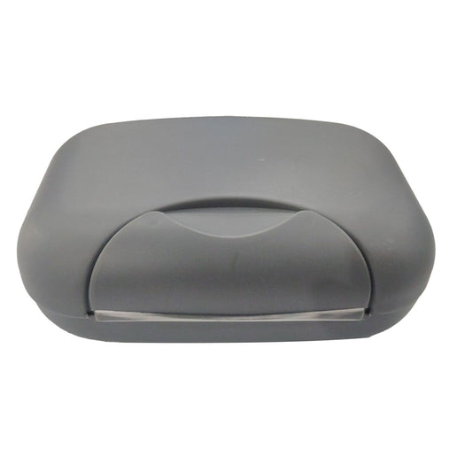 Soap Container Waterproof Washable Grey Portable Soap Case with Lock for Home Ourdoor Travelling V1294-YM0512-3112220081311