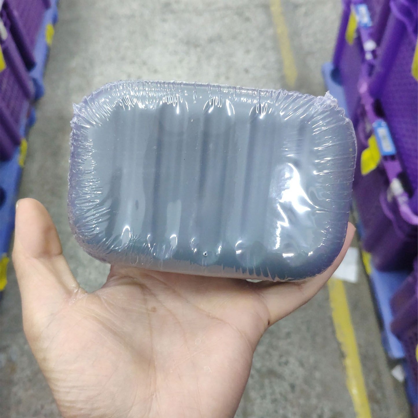 Soap Container Waterproof Washable Grey Portable Soap Case with Lock for Home Ourdoor Travelling V1294-YM0512-3112220081311