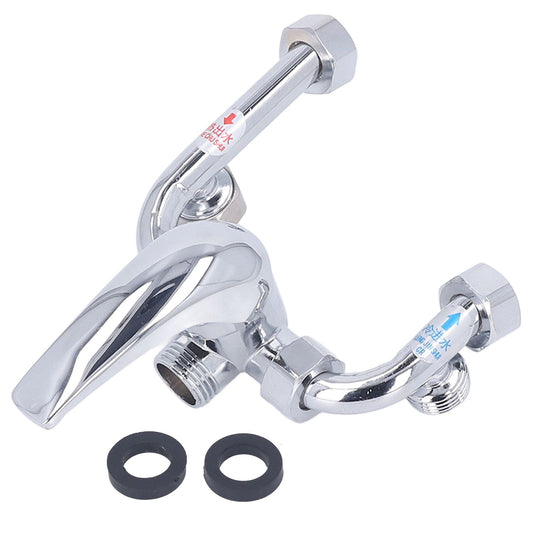 Copper Electric Water Heater Mixing Valve Surface Mounted U Bend Cold Hot Switch Shower Tap Water Inlet V1294-YM0512-3112220081511