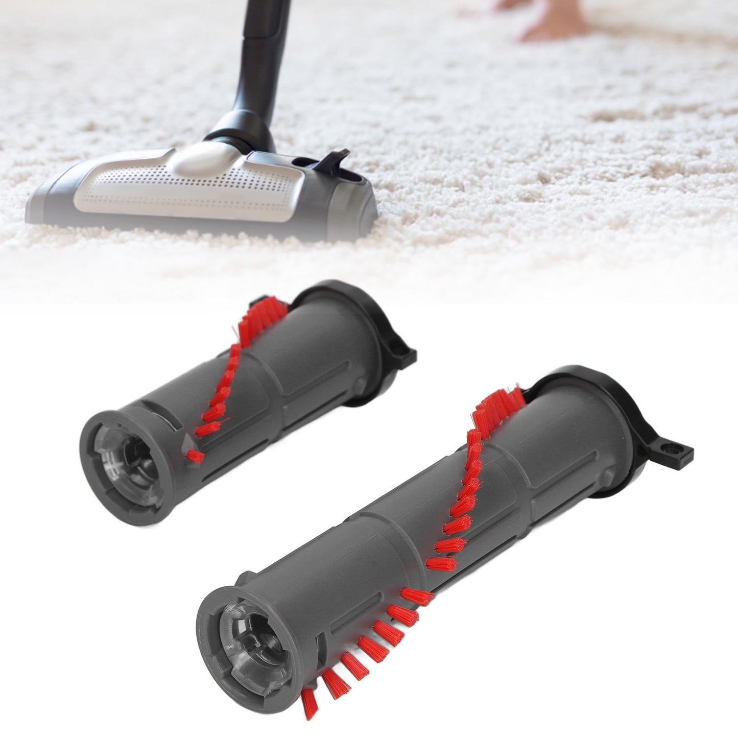 2pcs Vacuum Cleaner Brush Roll for DC40 Soft Texture Vacuum Cleaner Brushhead Replacement Accessories V1294-YM0512-3113220251911
