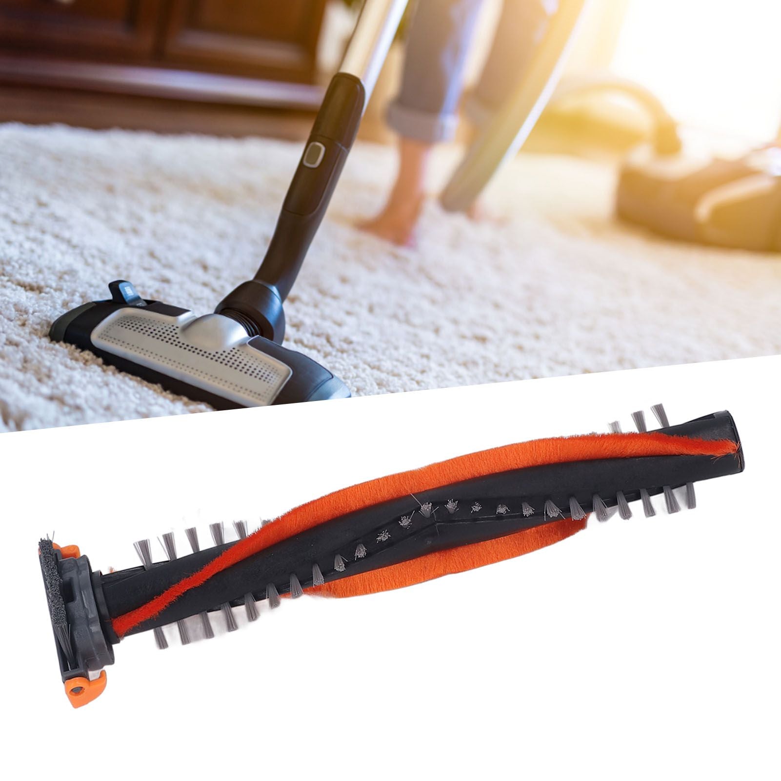 Vacuum Cleaner Roller Brush Soft Texture Replaceable Vacuum Cleaner Main Brush for Philips FC6822 6823 6827 V1294-YM0512-3113220252811