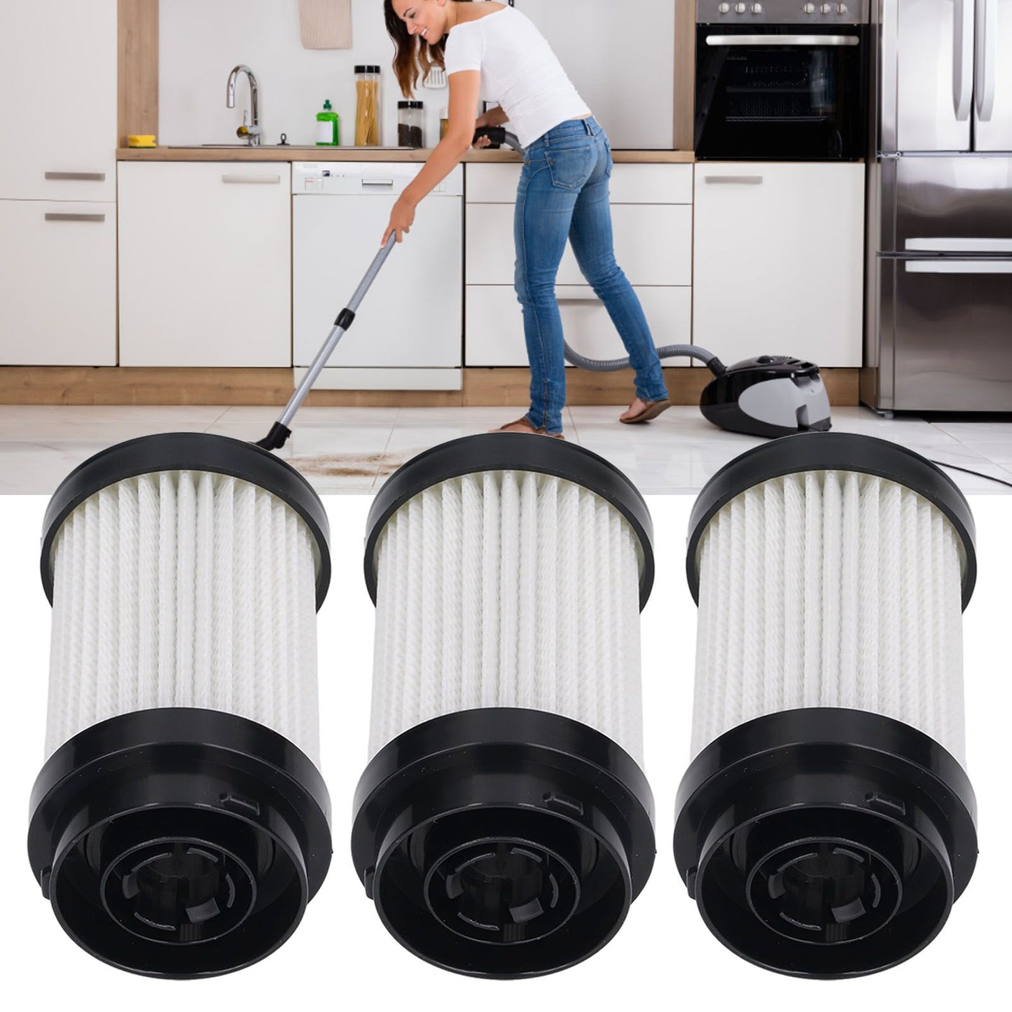 3 PCS Vacuum Cleaner Rear Filters for Tineco PURE ONE X Filter Replacement Parts V1294-YM0512-3113220253111