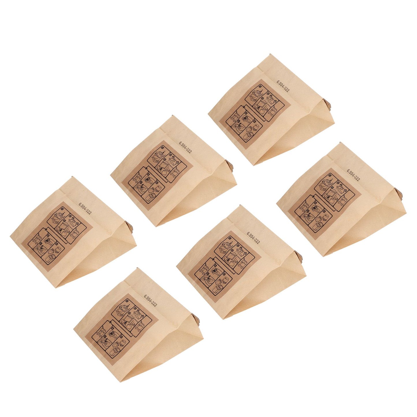Vacuum Cleaner Paper Garbage Dust Bag for Karcher WD2250 A2004 A2054 MV2 Vacuum Cleaner V1294-YM0512-3113220254811