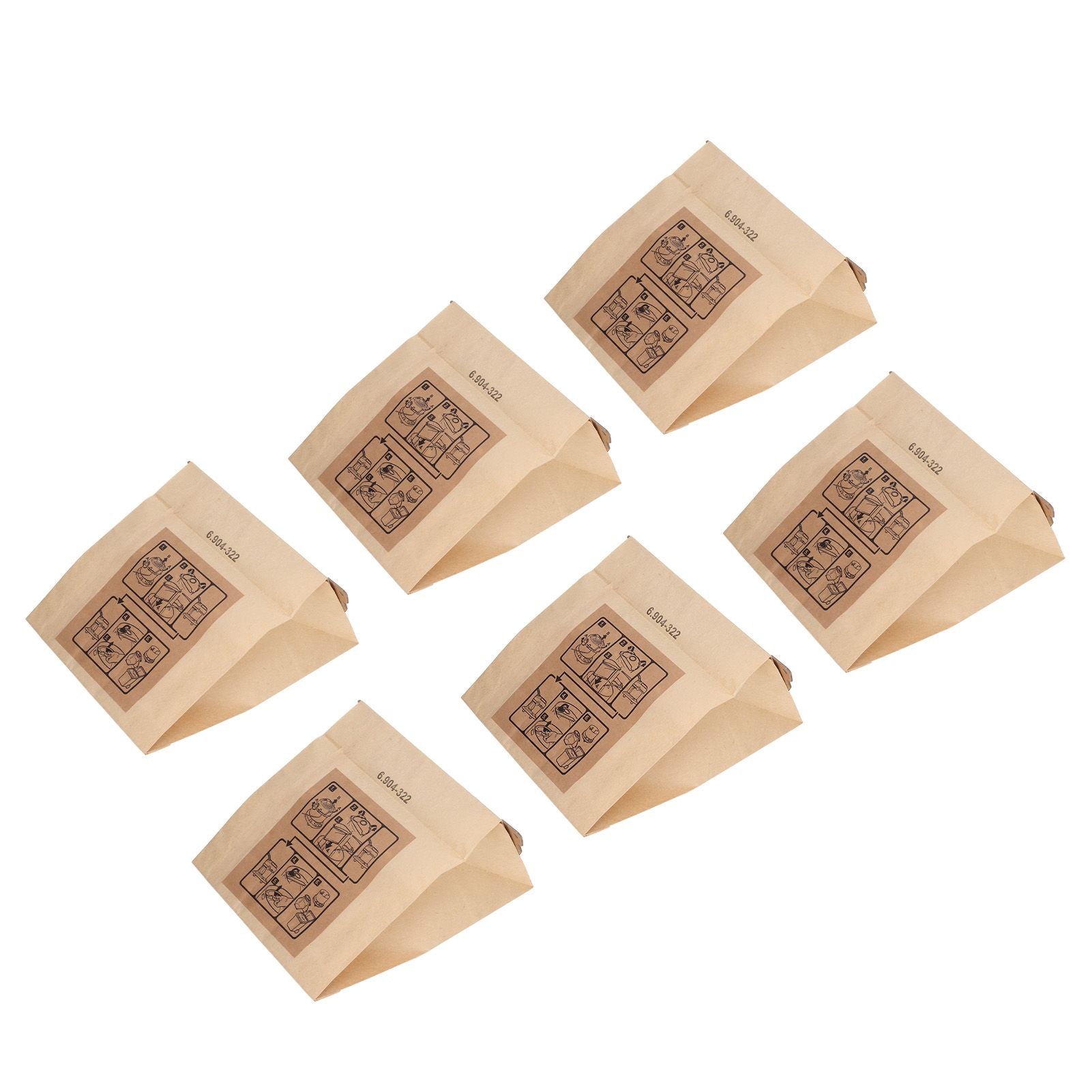 Vacuum Cleaner Paper Garbage Dust Bag for Karcher WD2250 A2004 A2054 MV2 Vacuum Cleaner V1294-YM0512-3113220254811