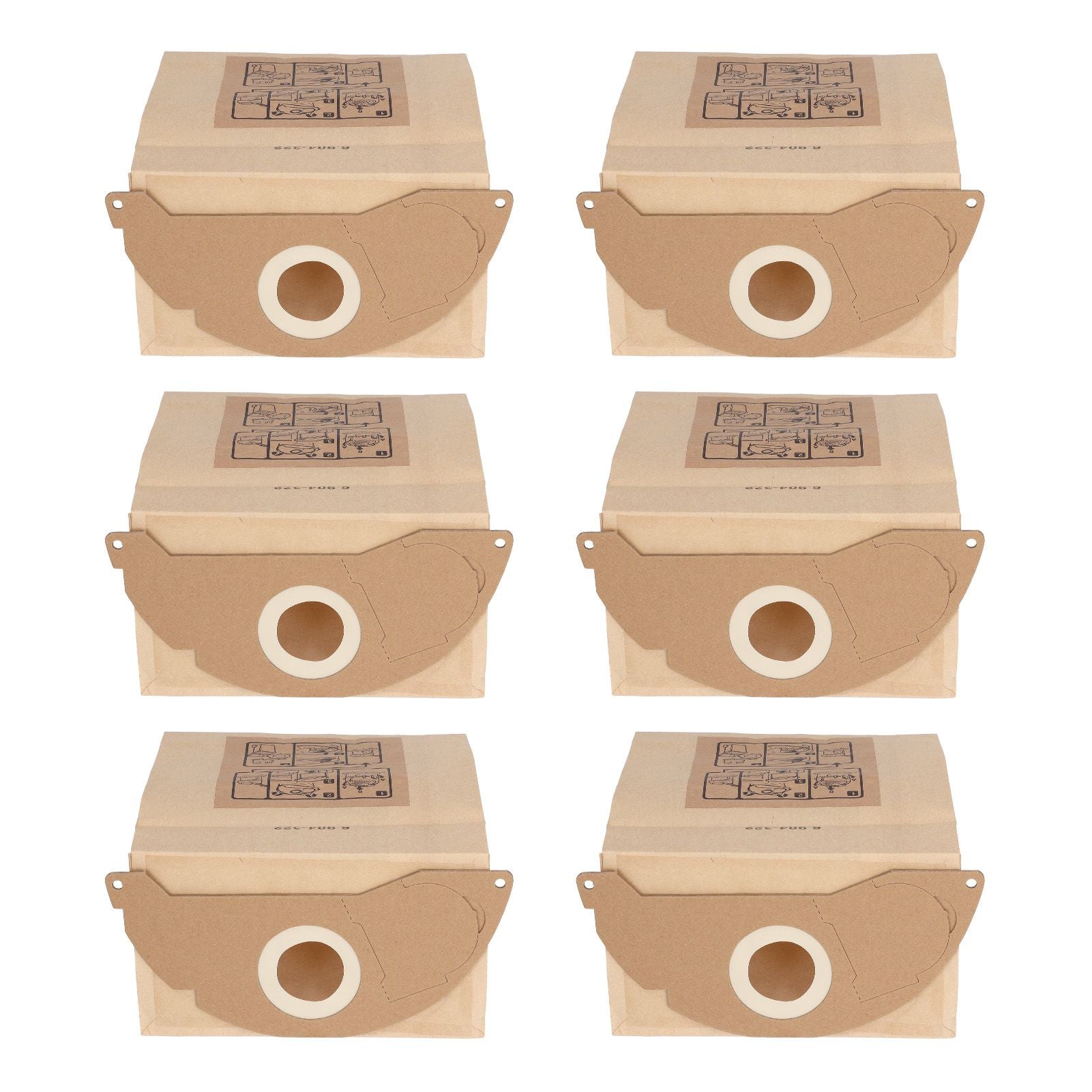 Vacuum Cleaner Paper Garbage Dust Bag for Karcher WD2250 A2004 A2054 MV2 Vacuum Cleaner V1294-YM0512-3113220254811