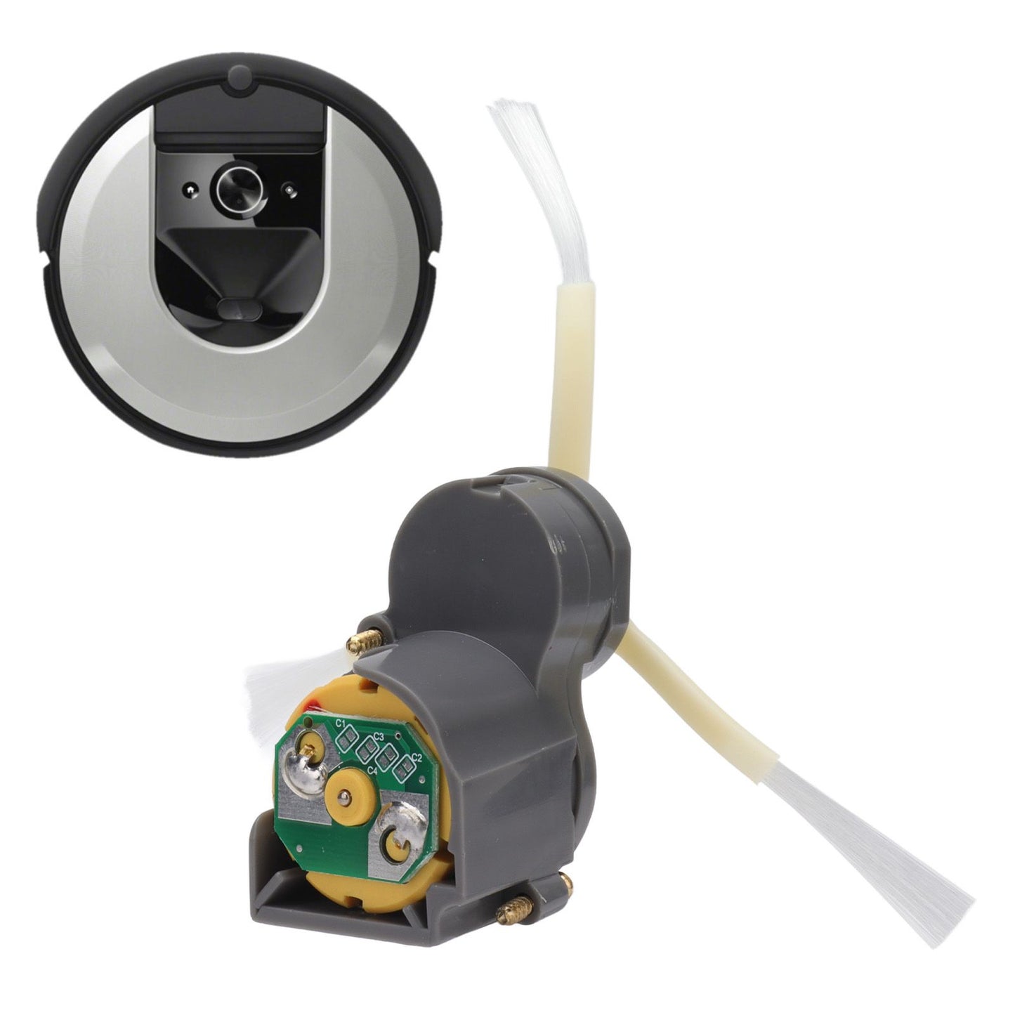 Sweeper Side Brush Motor ABS with Screwdriver Sweeper Replacement Parts for I7 Home Cleaning V1294-YM0512-3113220269411