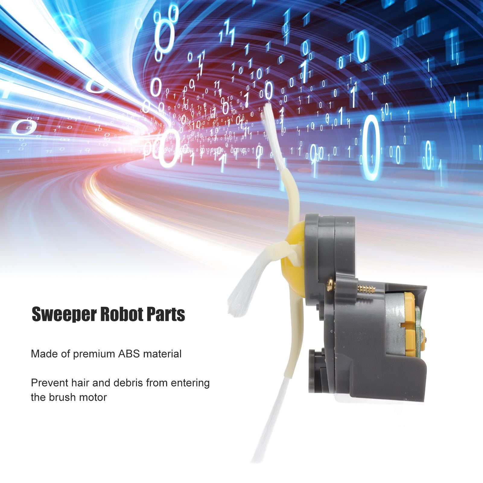 Sweeper Side Brush Motor ABS with Screwdriver Sweeper Replacement Parts for I7 Home Cleaning V1294-YM0512-3113220269411