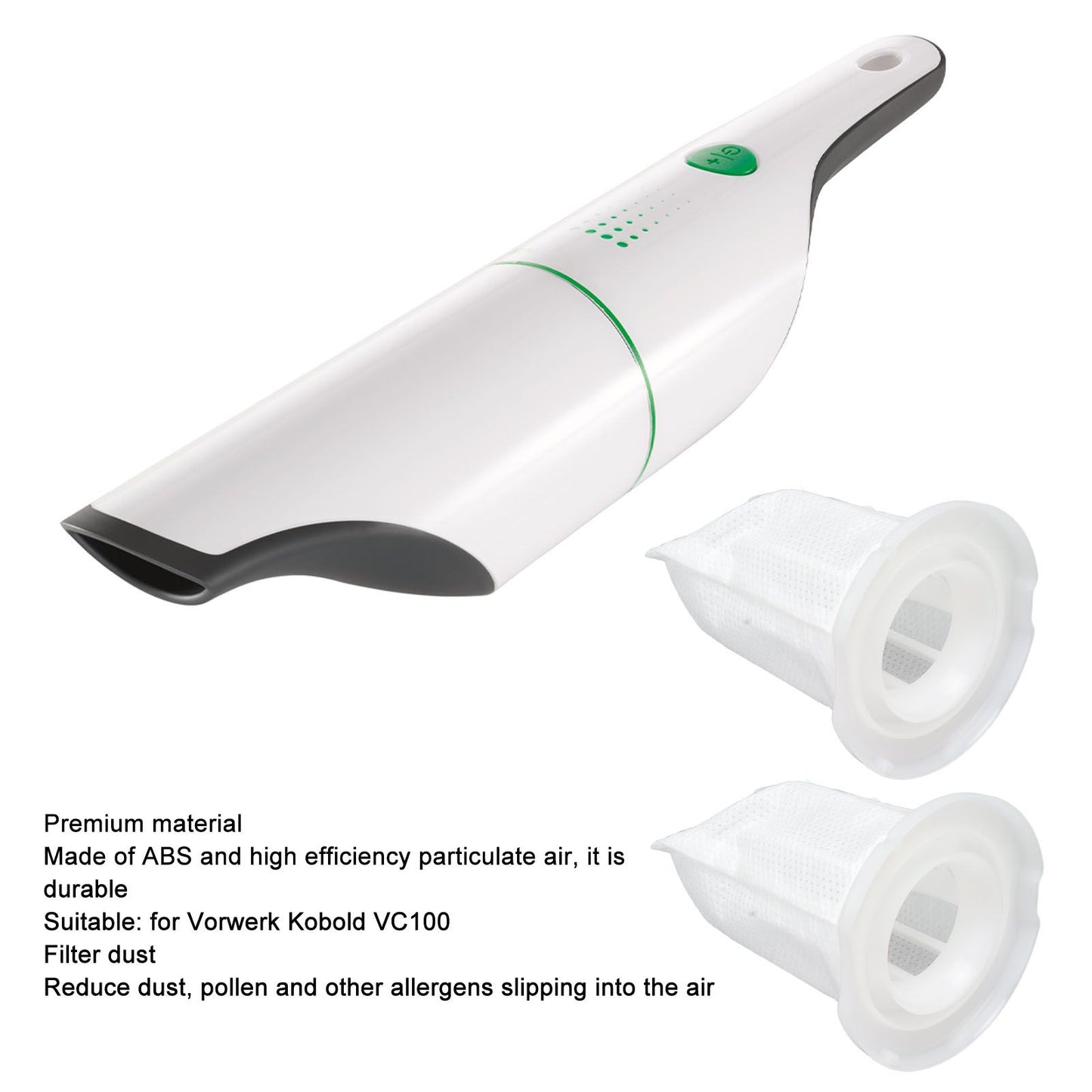 Vacuum Cleaner Filters for Vorwerk Kobold VC100 Sweeper Replacement Filter Elements Parts V1294-YM0512-3113220269611
