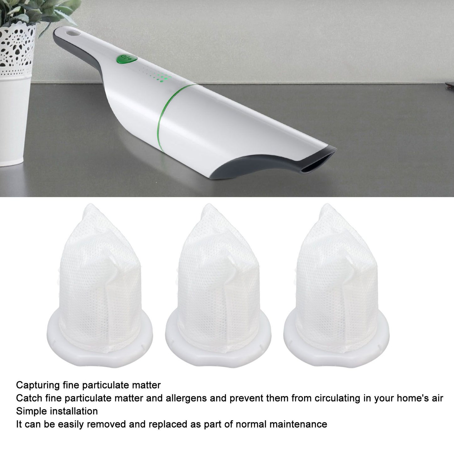 Vacuum Cleaner Filters for Vorwerk Kobold VC100 Sweeper Replacement Filter Elements Parts V1294-YM0512-3113220269611