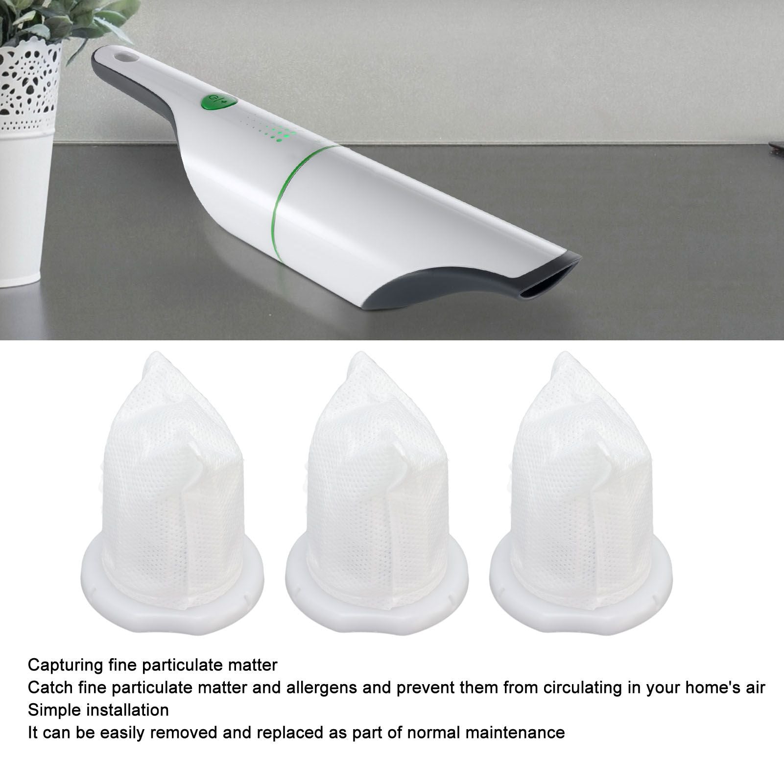 Vacuum Cleaner Filters for Vorwerk Kobold VC100 Sweeper Replacement Filter Elements Parts V1294-YM0512-3113220269611