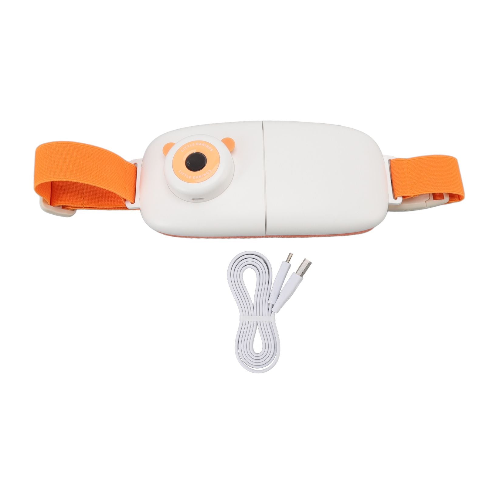 Foldable Menstrual Pain Belt Digital Display USB Charging Fast Heating Waist Warming Belt for Women Orange V1294-YM0512-3113220271113
