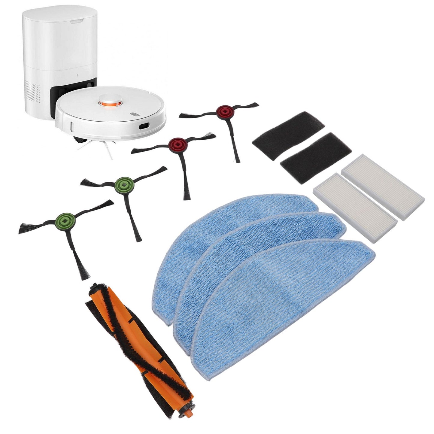 Robot Vacuum Cleaner Accessories Kit For Lydsto G2 Main Roller Brush Side Brushes Filters Mop Cloth V1294-YM0512-3113220271411