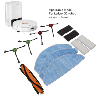 Robot Vacuum Cleaner Accessories Kit For Lydsto G2 Main Roller Brush Side Brushes Filters Mop Cloth V1294-YM0512-3113220271411