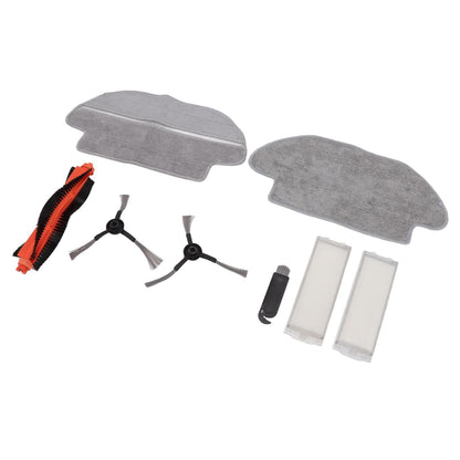 Vacuum Cleaner Main Roller Brush Kit with Side Brush Mop Cloth Filter for Conga 3290 3490 3690 for Proscenic V1294-YM0512-3113220272011