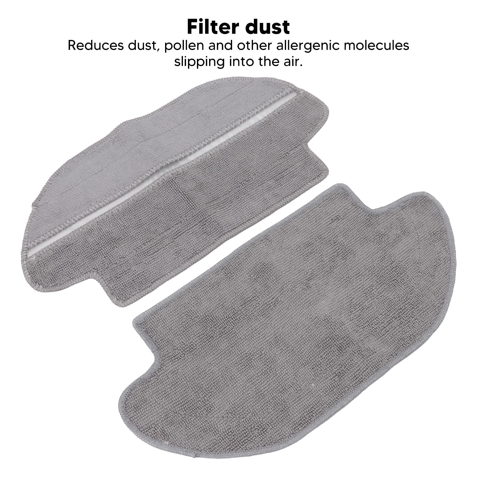 Mop Cloth Kit for Proscenic M6 Pro Sweeping Robot Wet Dry Mopping Cloth and Wet Mopping Pads Set for Xiaomi 2S V1294-YM0512-3113220272111