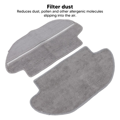 Mop Cloth Kit for Proscenic M6 Pro Sweeping Robot Wet Dry Mopping Cloth and Wet Mopping Pads Set for Xiaomi 2S V1294-YM0512-3113220272111