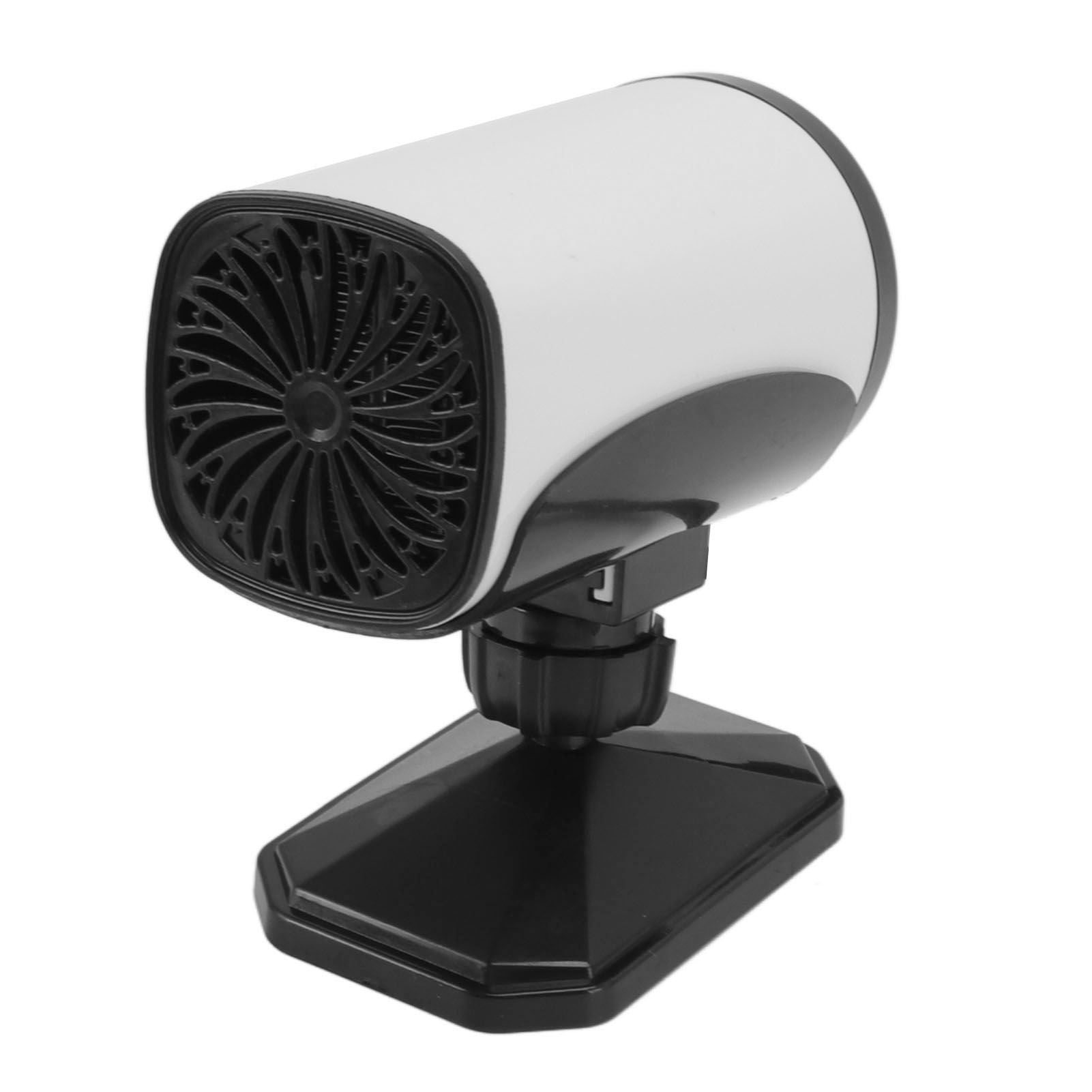 150W Car Heater 2 Modes Warming Cooling 360 Degree Rotation Portable Car Defroster Defogger 12V White V1294-YM0512-3113220272211