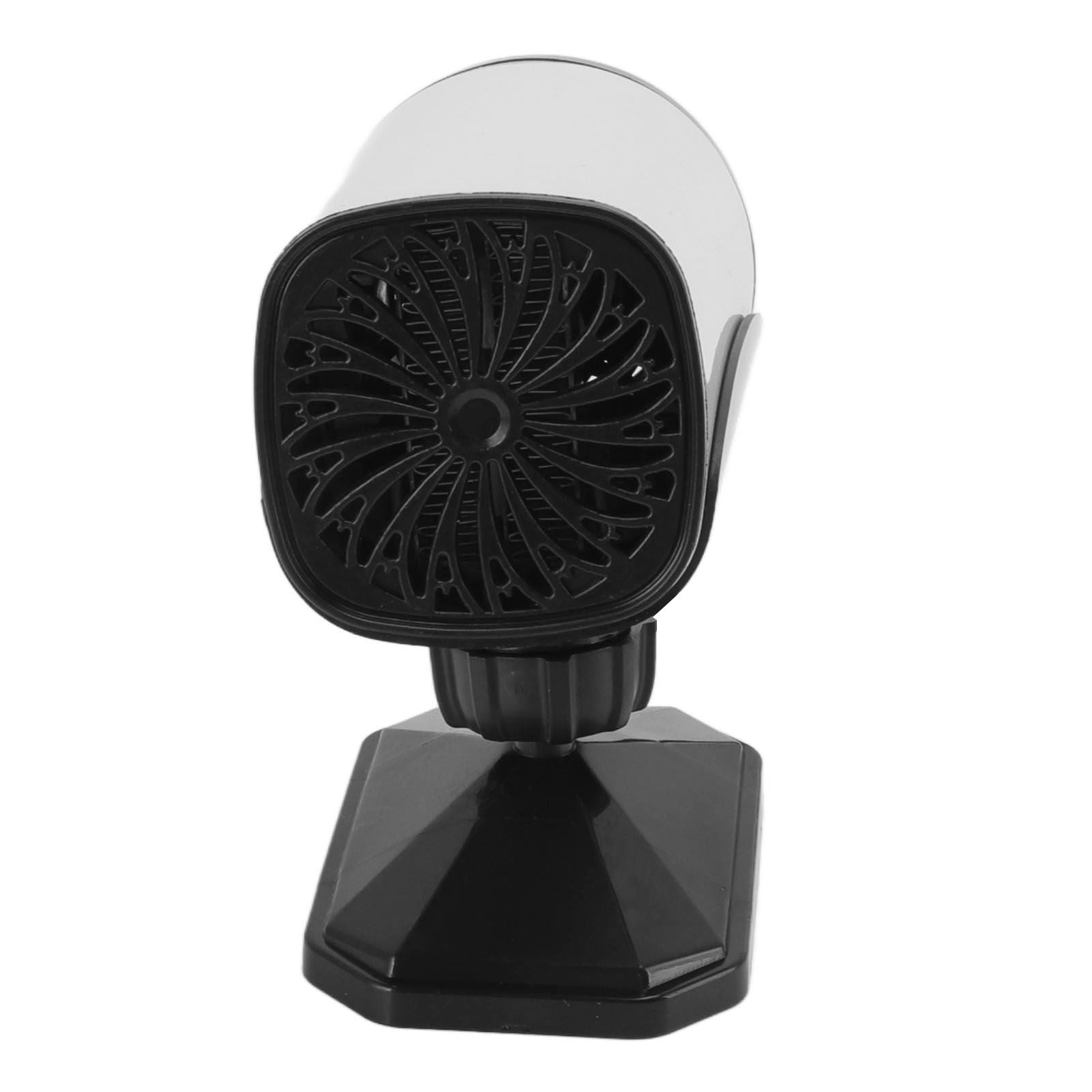 150W Car Heater 2 Modes Warming Cooling 360 Degree Rotation Portable Car Defroster Defogger 12V White V1294-YM0512-3113220272211