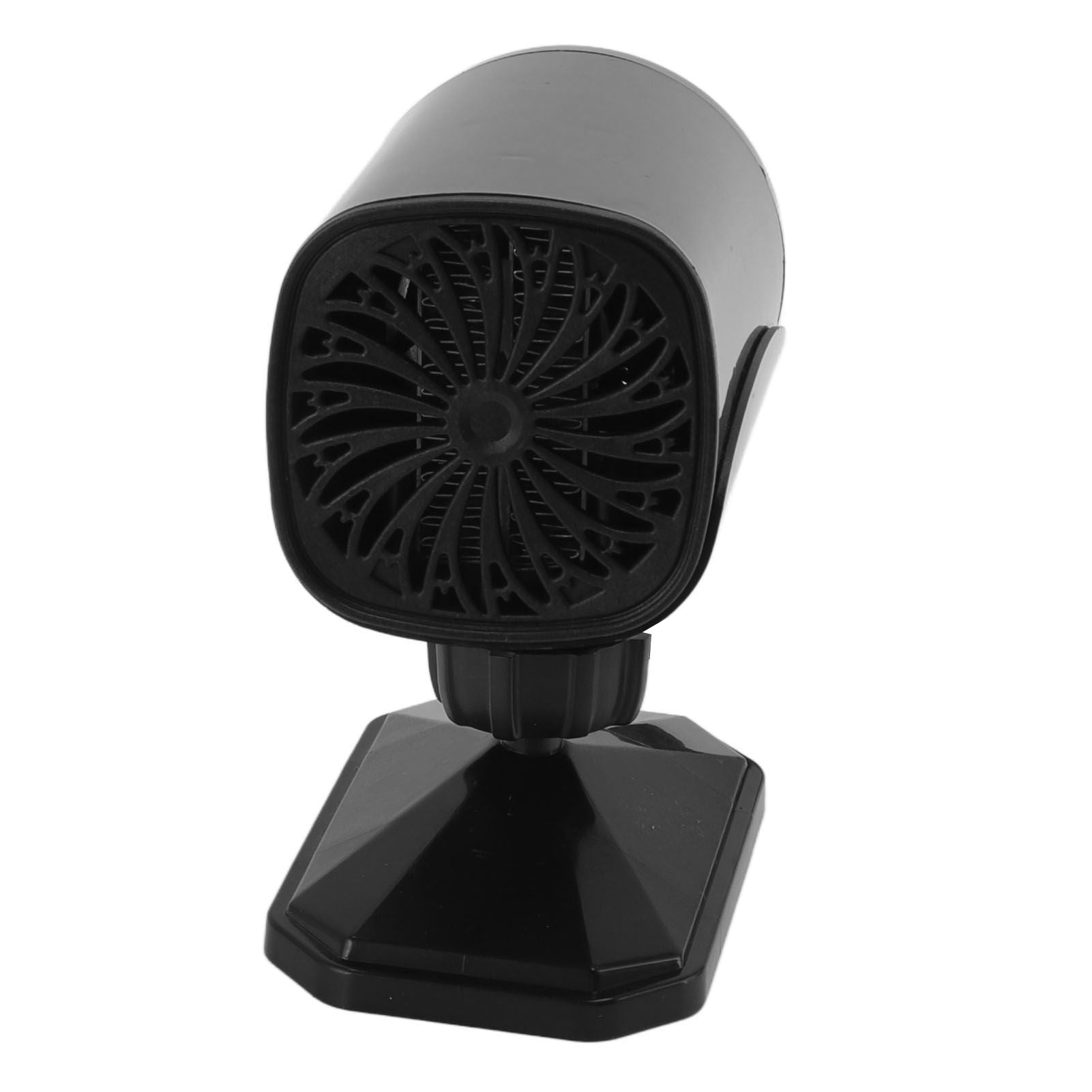 150W Car Heater 2 Modes Warming Cooling 360 Degree Rotation Portable Car Defroster Defogger 12V Black V1294-YM0512-3113220272212