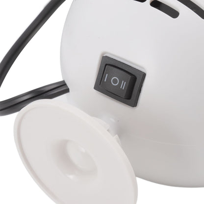 Car Heater Constant Temperature Low Noise Wide Angle 360 degrees Adjustable Car Heater Fan White 12V V1294-YM0512-3113220273111