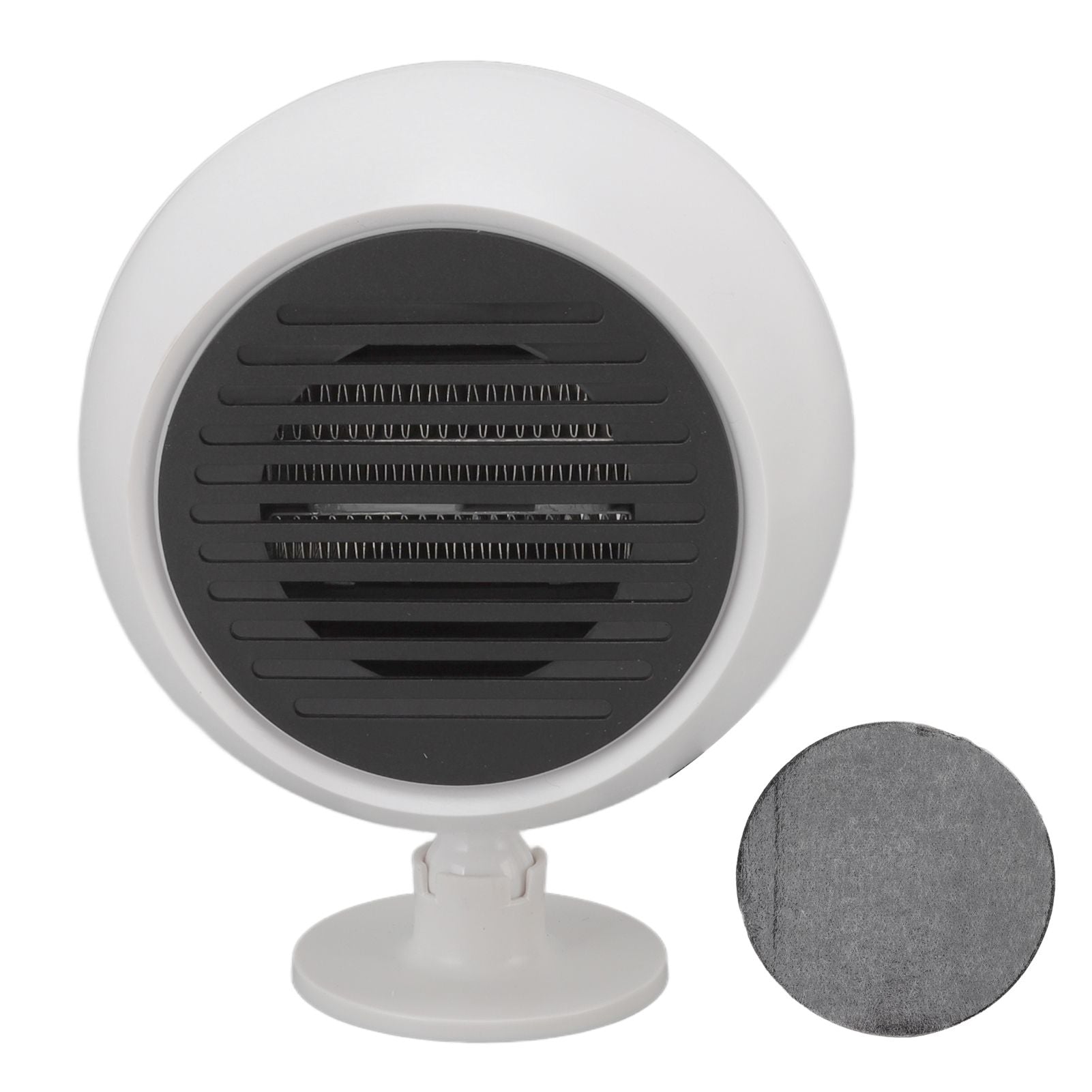 Car Heater Constant Temperature Low Noise Wide Angle 360 degrees Adjustable Car Heater Fan White 24V V1294-YM0512-3113220273112