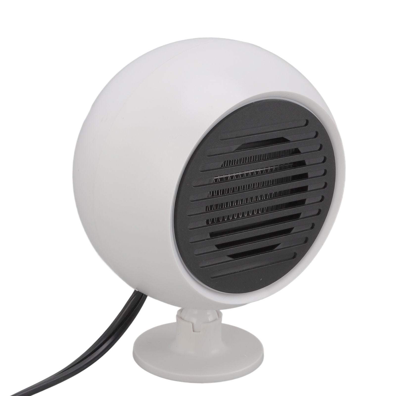 Car Heater Constant Temperature Low Noise Wide Angle 360 degrees Adjustable Car Heater Fan White 24V V1294-YM0512-3113220273112
