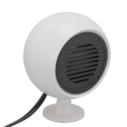 Car Heater Constant Temperature Low Noise Wide Angle 360 degrees Adjustable Car Heater Fan White 24V V1294-YM0512-3113220273112