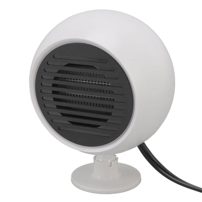 Car Heater Constant Temperature Low Noise Wide Angle 360 degrees Adjustable Car Heater Fan White 24V V1294-YM0512-3113220273112