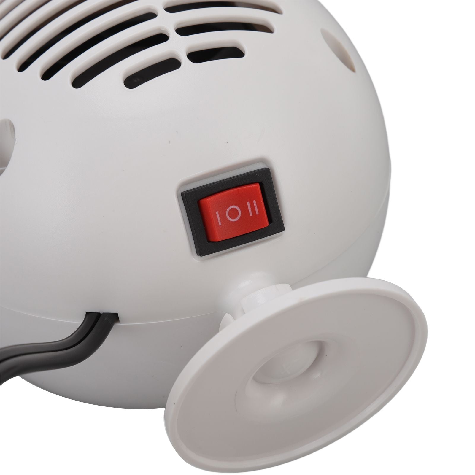 Car Heater Constant Temperature Low Noise Wide Angle 360 degrees Adjustable Car Heater Fan White 24V V1294-YM0512-3113220273112
