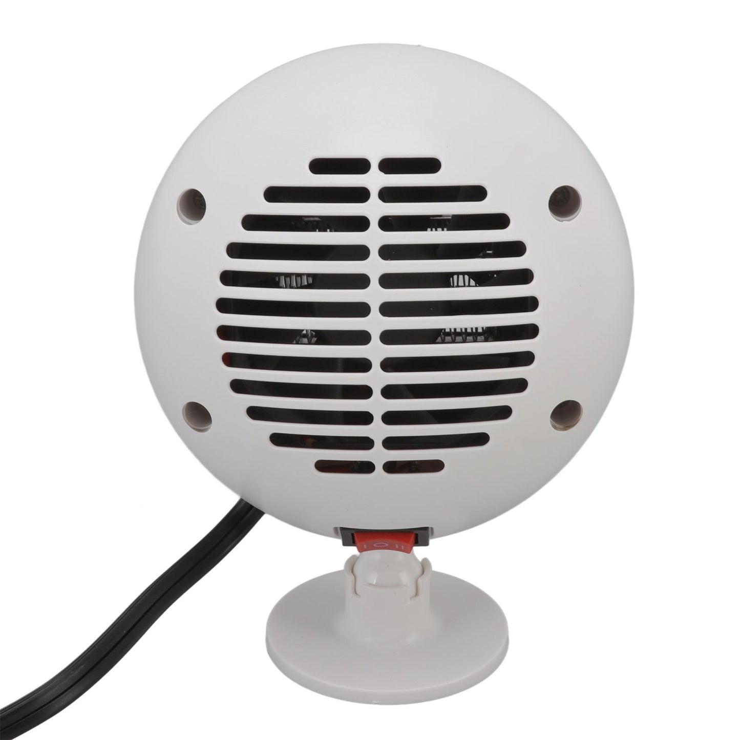 Car Heater Constant Temperature Low Noise Wide Angle 360 degrees Adjustable Car Heater Fan White 24V V1294-YM0512-3113220273112