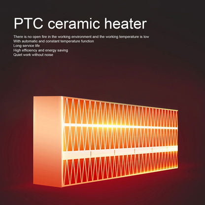 Car Heater Constant Temperature Low Noise Wide Angle 360 degrees Adjustable Car Heater Fan White 24V V1294-YM0512-3113220273112