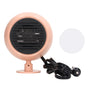 Car Heater Multi Angle Rotation Planetary Car Heater Portable Windshield Defogger Defroster Pink 12V V1294-YM0512-3113220273211