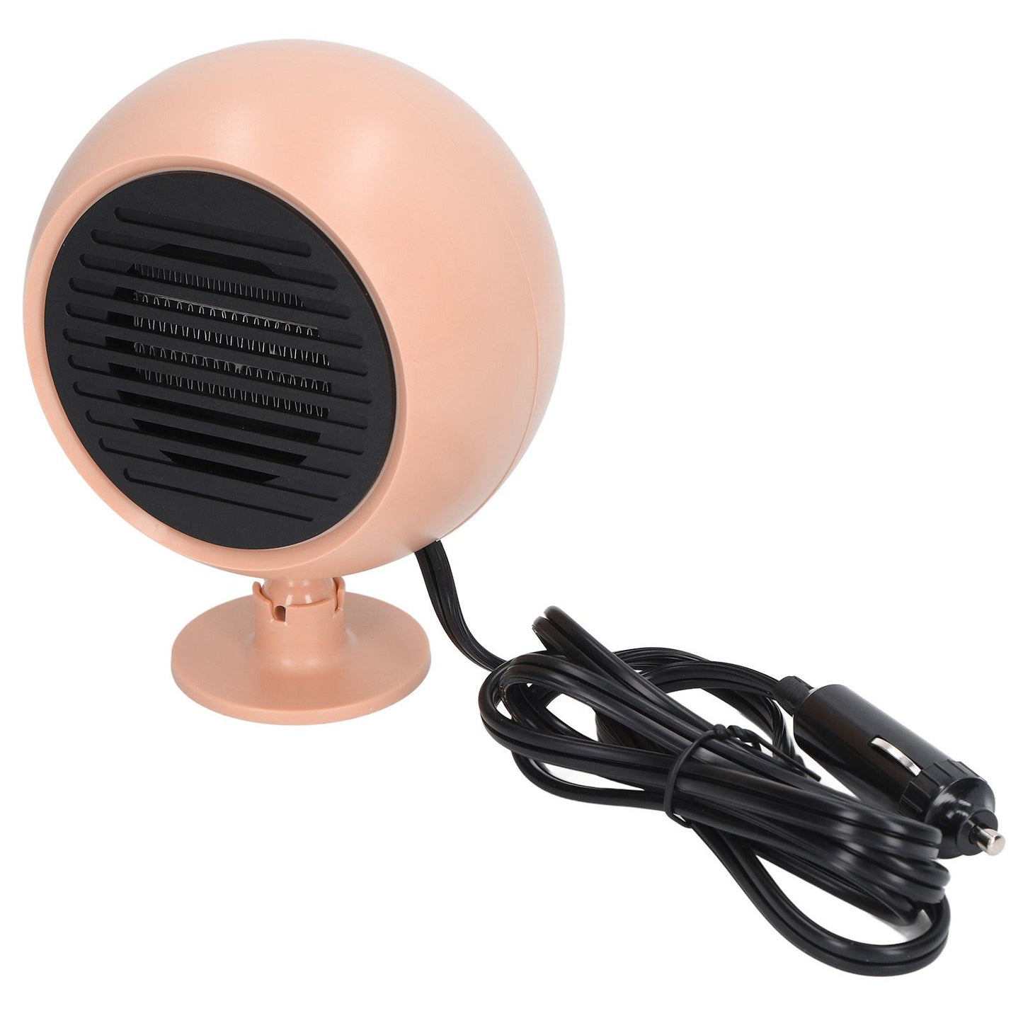 Car Heater Multi Angle Rotation Planetary Car Heater Portable Windshield Defogger Defroster Pink 12V V1294-YM0512-3113220273211
