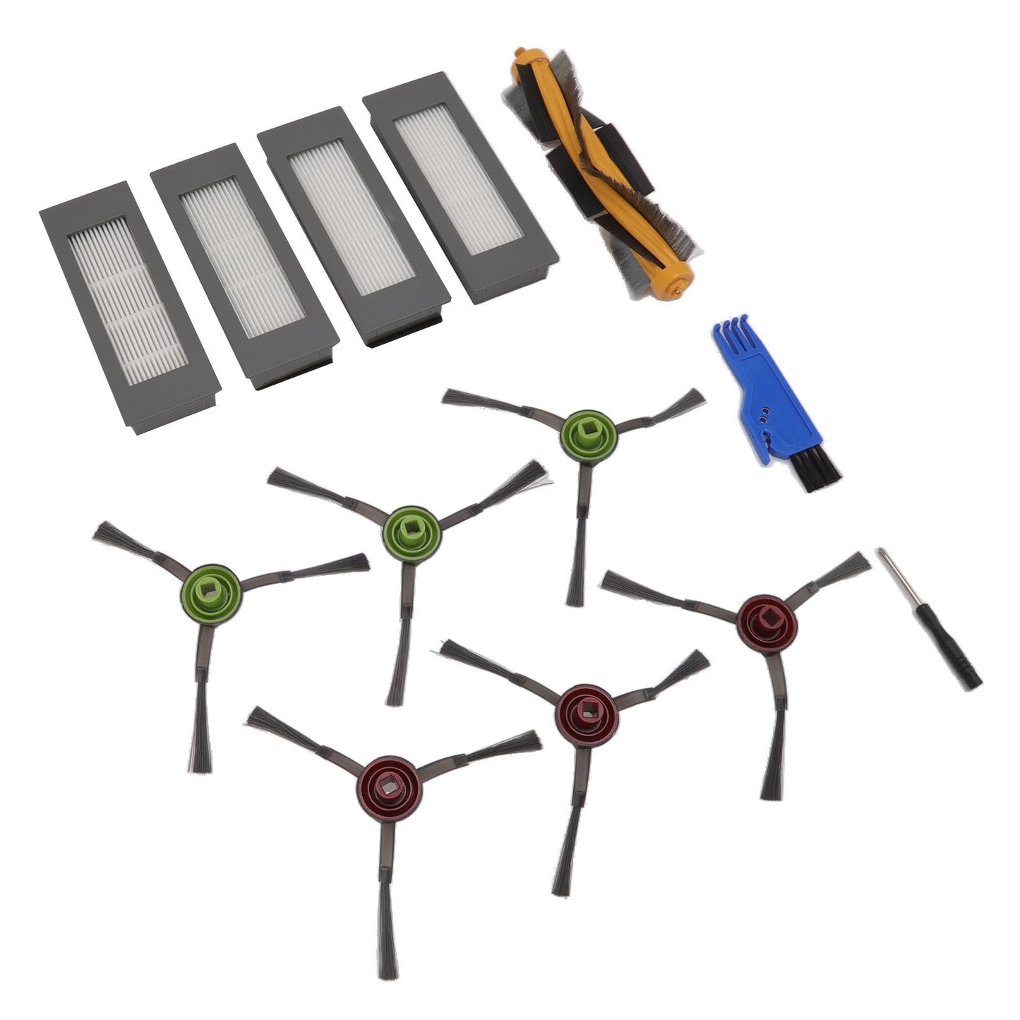 Sweeper Replacement Accessories for Yeedi VAC VACmax VAC Station Main Brush Side Brush Filter Screwdriver Kit V1294-YM0512-3113220273311