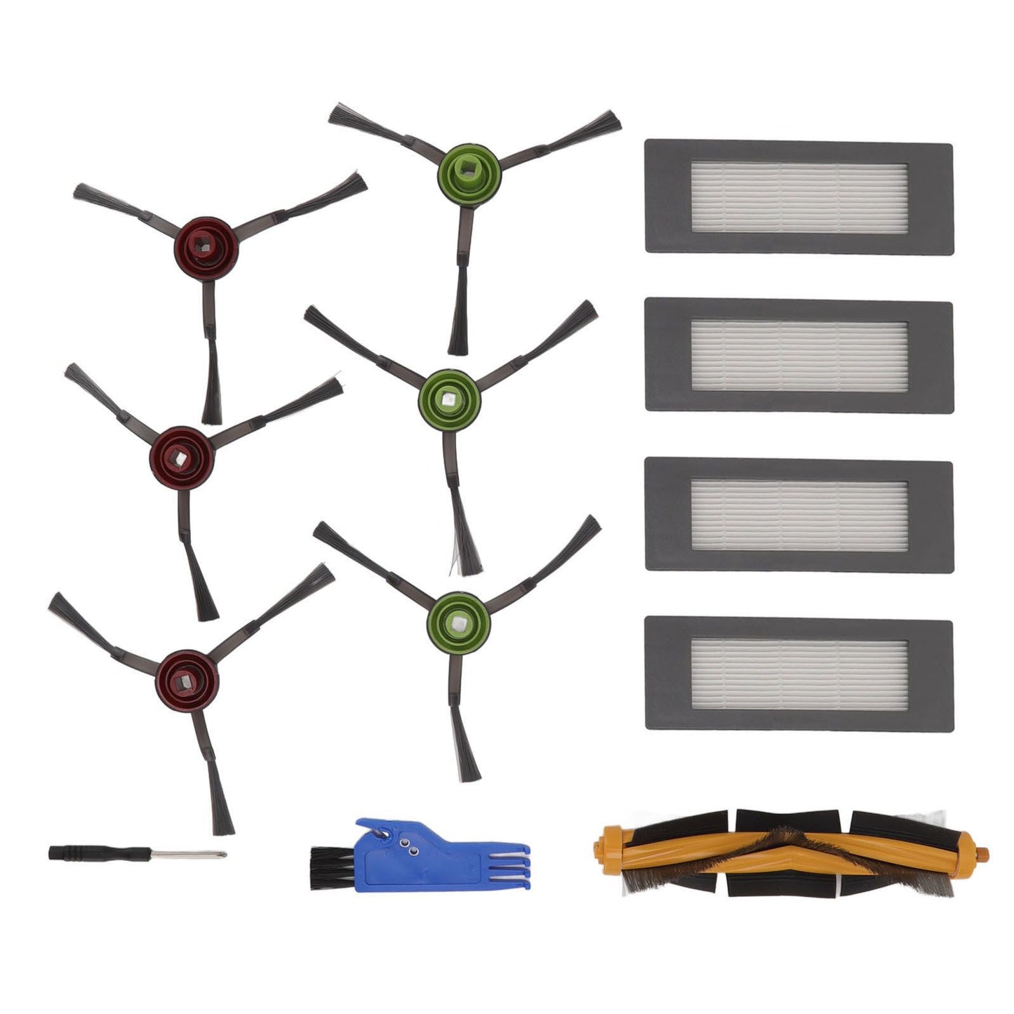 Sweeper Replacement Accessories for Yeedi VAC VACmax VAC Station Main Brush Side Brush Filter Screwdriver Kit V1294-YM0512-3113220273311