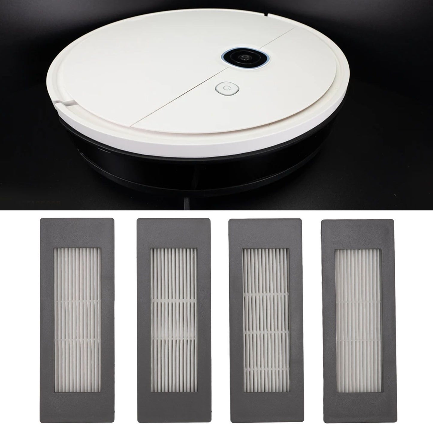 4Pcs Replacement Filter for Yeedi VAC Max Station Vacuum Cleaner Replacement Repair Parts V1294-YM0512-3113220273411