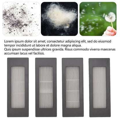 4Pcs Replacement Filter for Yeedi VAC Max Station Vacuum Cleaner Replacement Repair Parts V1294-YM0512-3113220273411