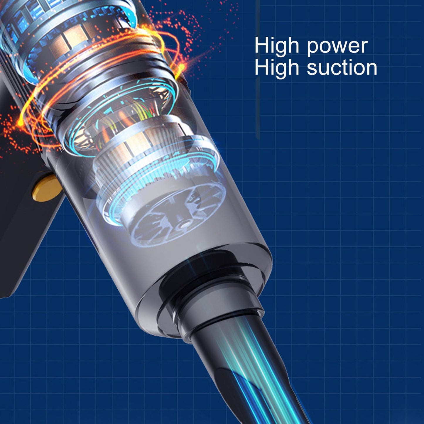 Car Vacuum Cleaner 360 degrees Cleaning Washable Filter Screen Portable Handheld Vacuum Cleaner Inflator 12V V1294-YM0512-3113220273612