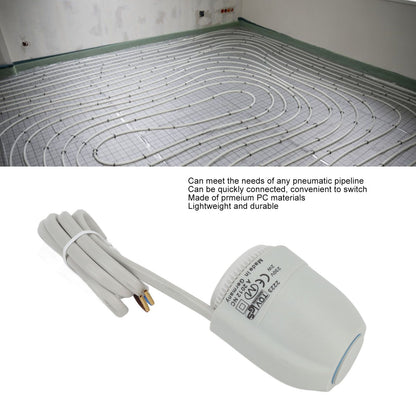 2W Electric Thermal Actuator Manifold Closed IP54 Waterproof Floor Heating Thermostatic Valve for Heating V1294-YM0512-3113220274211