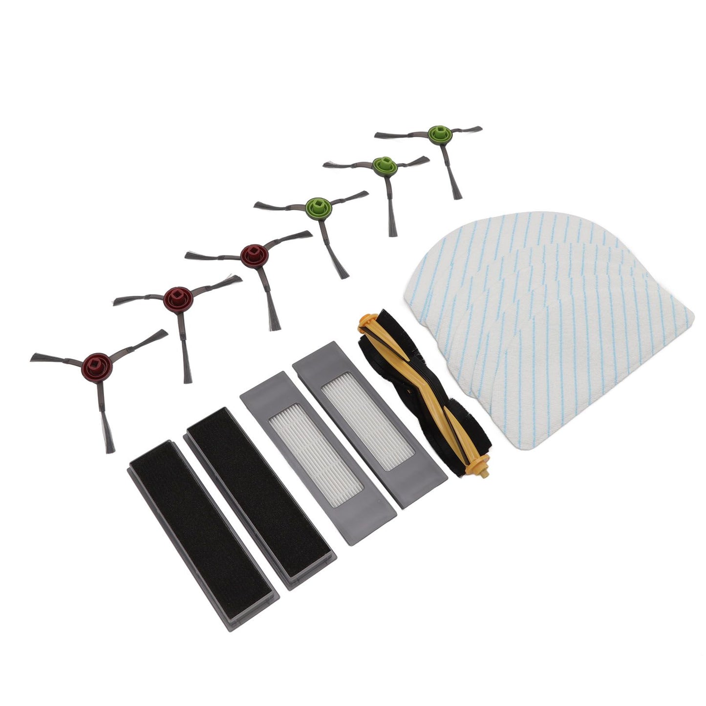 Replacement Accessories Kit for Yeedi Vac 2pro Robot Cleaner Main Side Brush with Filter and Mopping Cloths V1294-YM0512-3113220274411