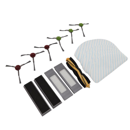 Replacement Accessories Kit for Yeedi Vac 2pro Robot Cleaner Main Side Brush with Filter and Mopping Cloths V1294-YM0512-3113220274411