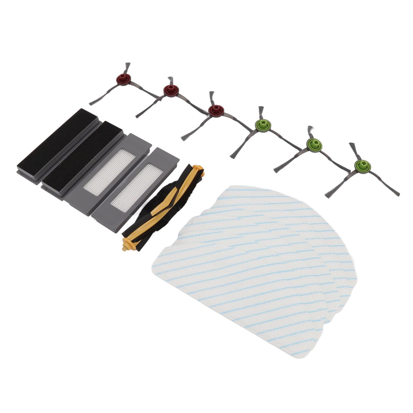 Replacement Accessories Kit for Yeedi Vac 2pro Robot Cleaner Main Side Brush with Filter and Mopping Cloths V1294-YM0512-3113220274411