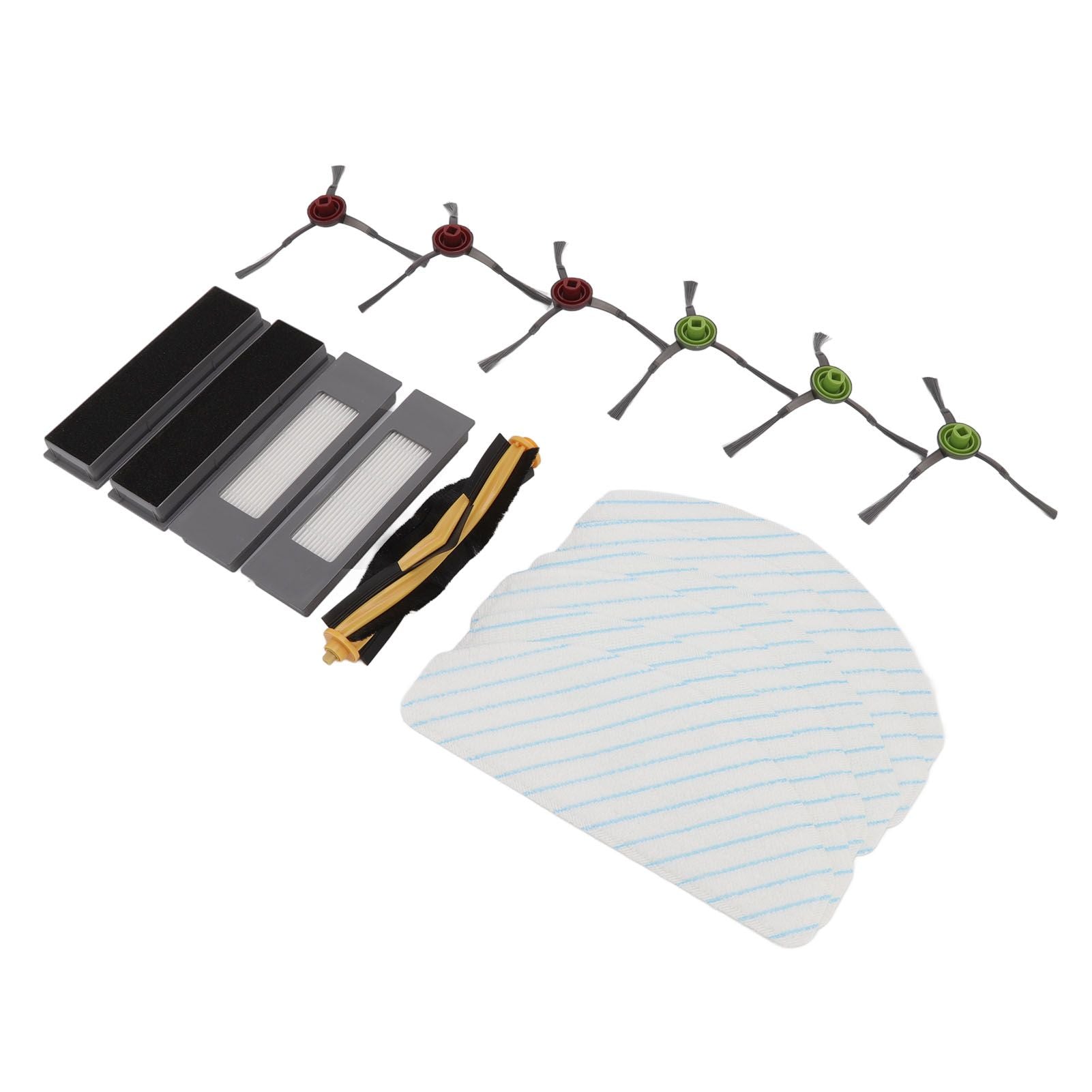 Replacement Accessories Kit for Yeedi Vac 2pro Robot Cleaner Main Side Brush with Filter and Mopping Cloths V1294-YM0512-3113220274411
