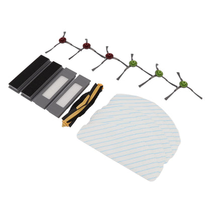Replacement Accessories Kit for Yeedi Vac 2pro Robot Cleaner Main Side Brush with Filter and Mopping Cloths V1294-YM0512-3113220274411