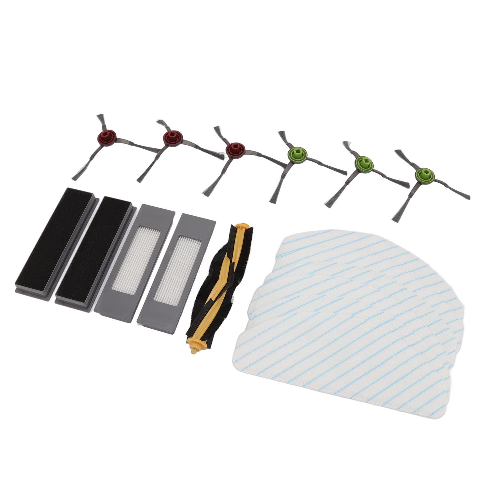 Replacement Accessories Kit for Yeedi Vac 2pro Robot Cleaner Main Side Brush with Filter and Mopping Cloths V1294-YM0512-3113220274411