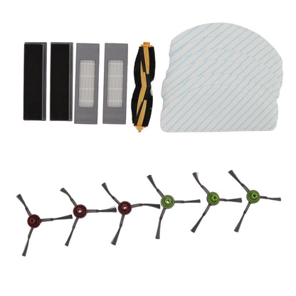 Replacement Accessories Kit for Yeedi Vac 2pro Robot Cleaner Main Side Brush with Filter and Mopping Cloths V1294-YM0512-3113220274411