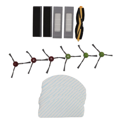 Replacement Accessories Kit for Yeedi Vac 2pro Robot Cleaner Main Side Brush with Filter and Mopping Cloths V1294-YM0512-3113220274411