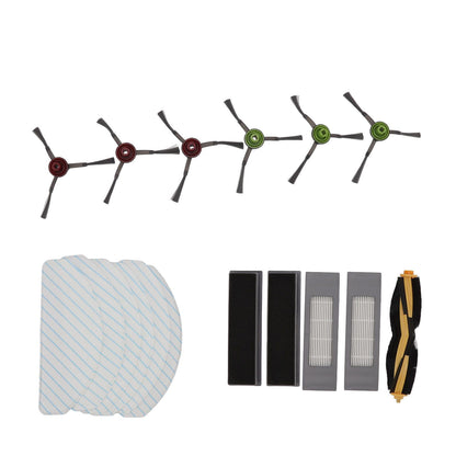 Replacement Accessories Kit for Yeedi Vac 2pro Robot Cleaner Main Side Brush with Filter and Mopping Cloths V1294-YM0512-3113220274411